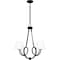 Quoizel Atkins Chandelier 4 Lights Matte Black ATK5027MBK - alternate 4